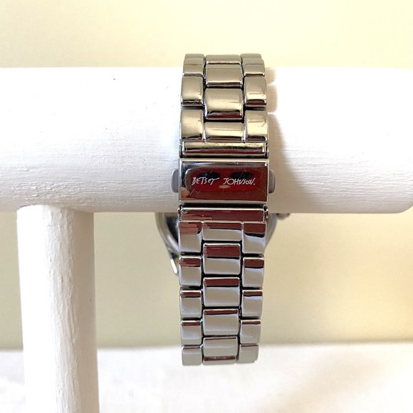 Betsey Johnson Crystal Sugar Skull Watch - Picture 5 of 6